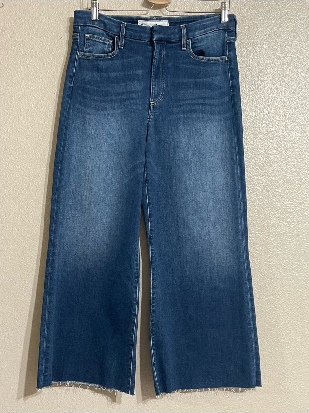 Frank & Eileen Galway Wide-Leg Jeans in Medium Blue Wash 30 - Picture 2 of 15